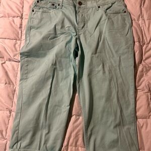 Mint Green Women's Capri